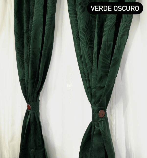 Cortinas Jacquard de botón - sin velo - Image 6