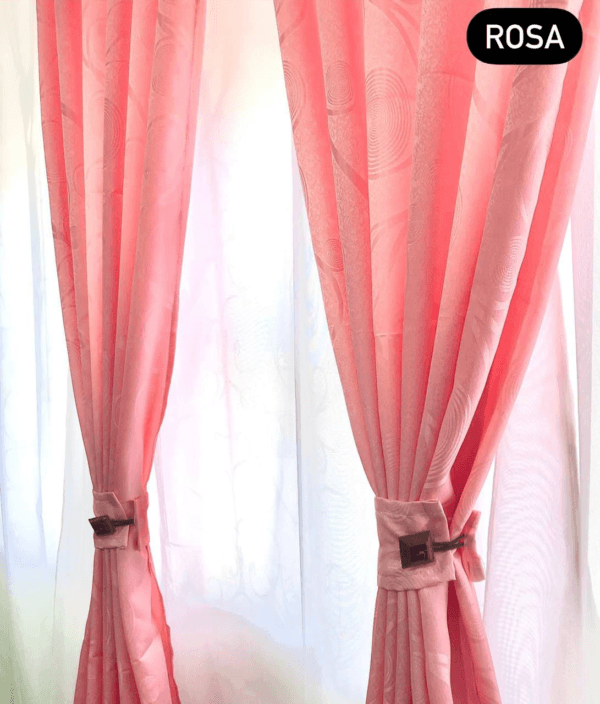 Cortinas Jacquard de botón - sin velo