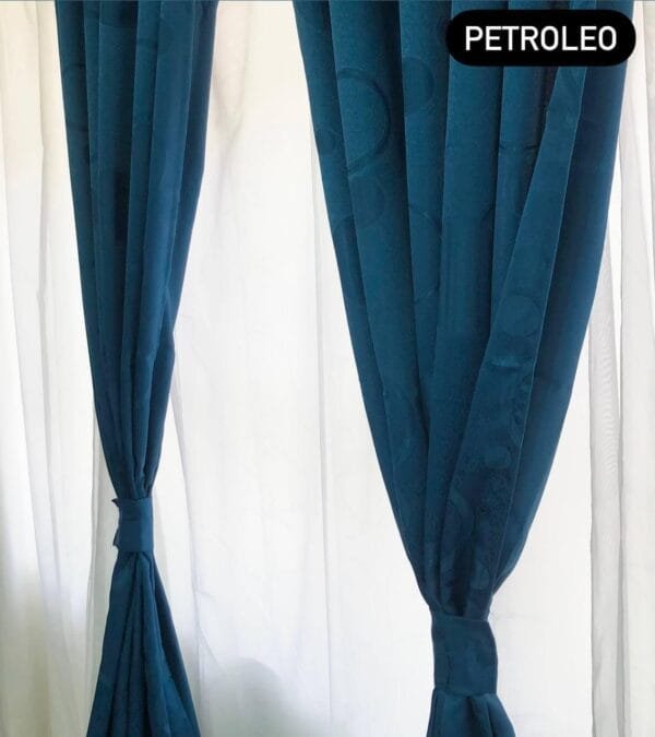 Cortinas Jacquard de botón - sin velo - Image 10