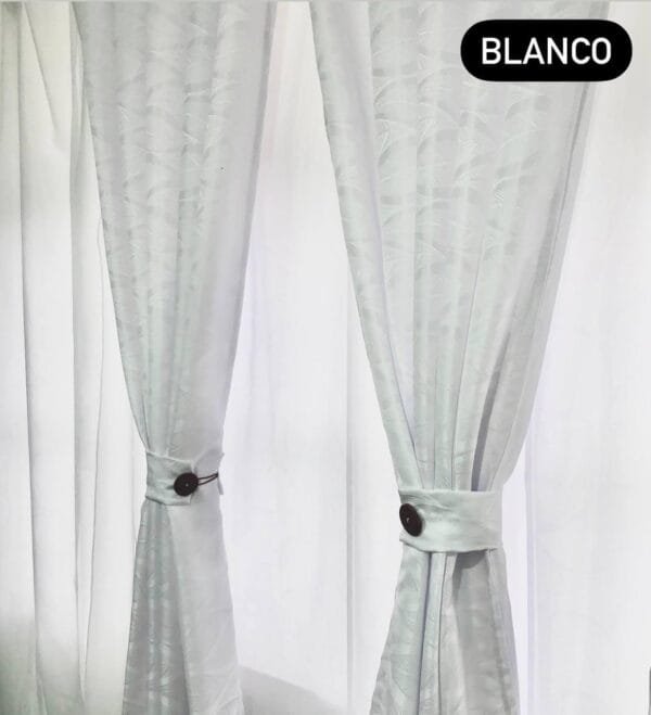 Cortinas Jacquard de botón - sin velo - Image 12
